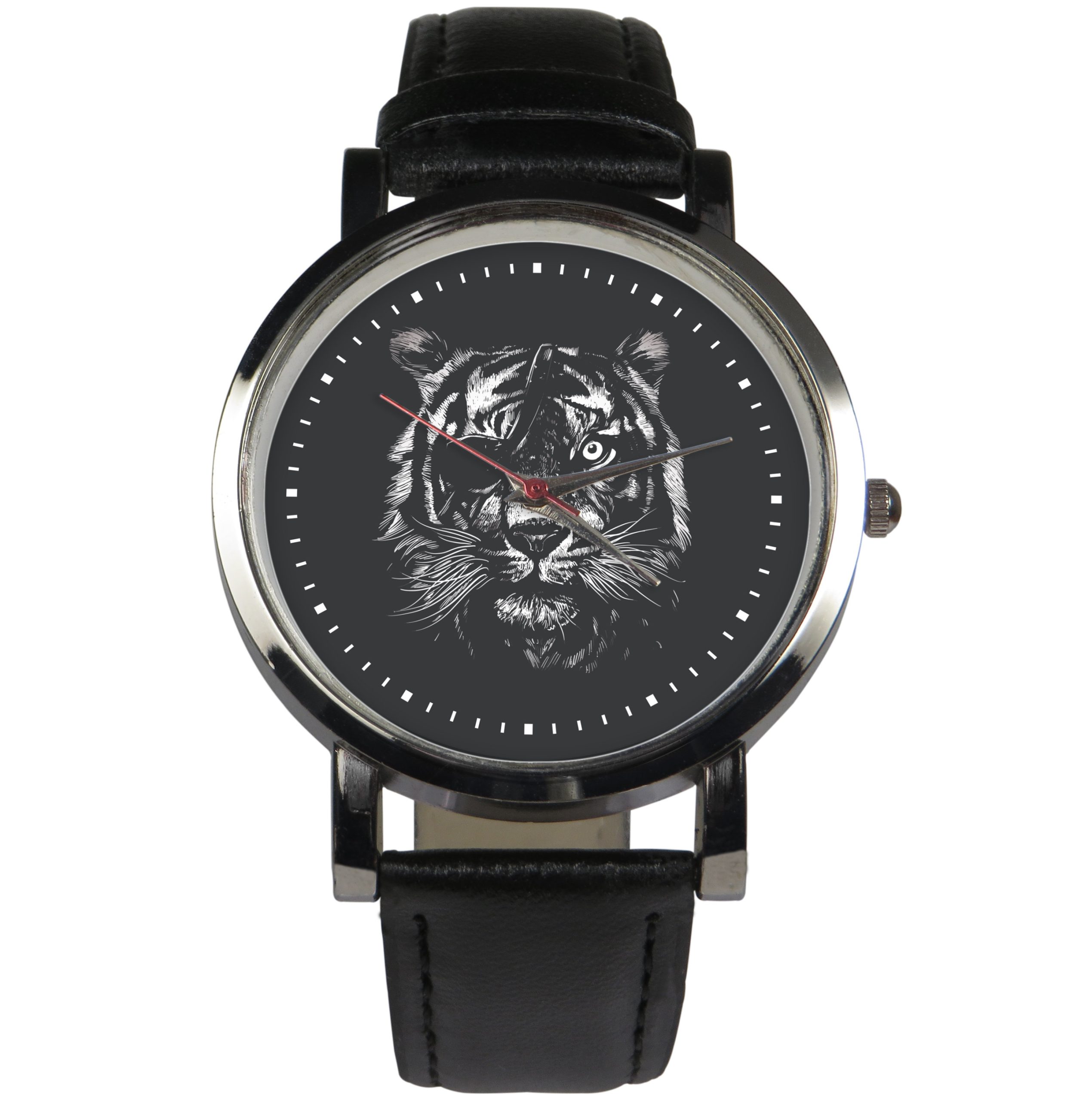 Eye patch Tiger wristwatch design